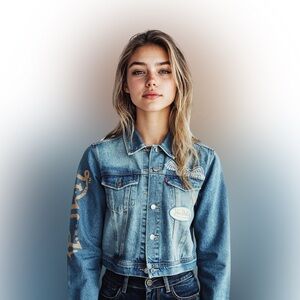 Von Dutch women’s Denim Jacket - light Blue Denim